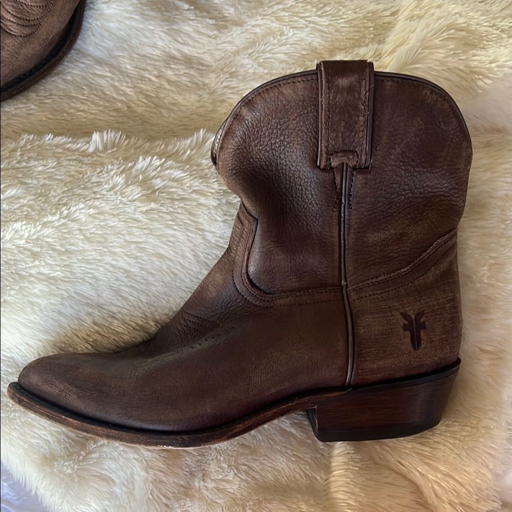 Frye Billy Leather Western Boots 8.5 - Picture 3 of 8